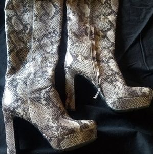 Leopard Print Boots